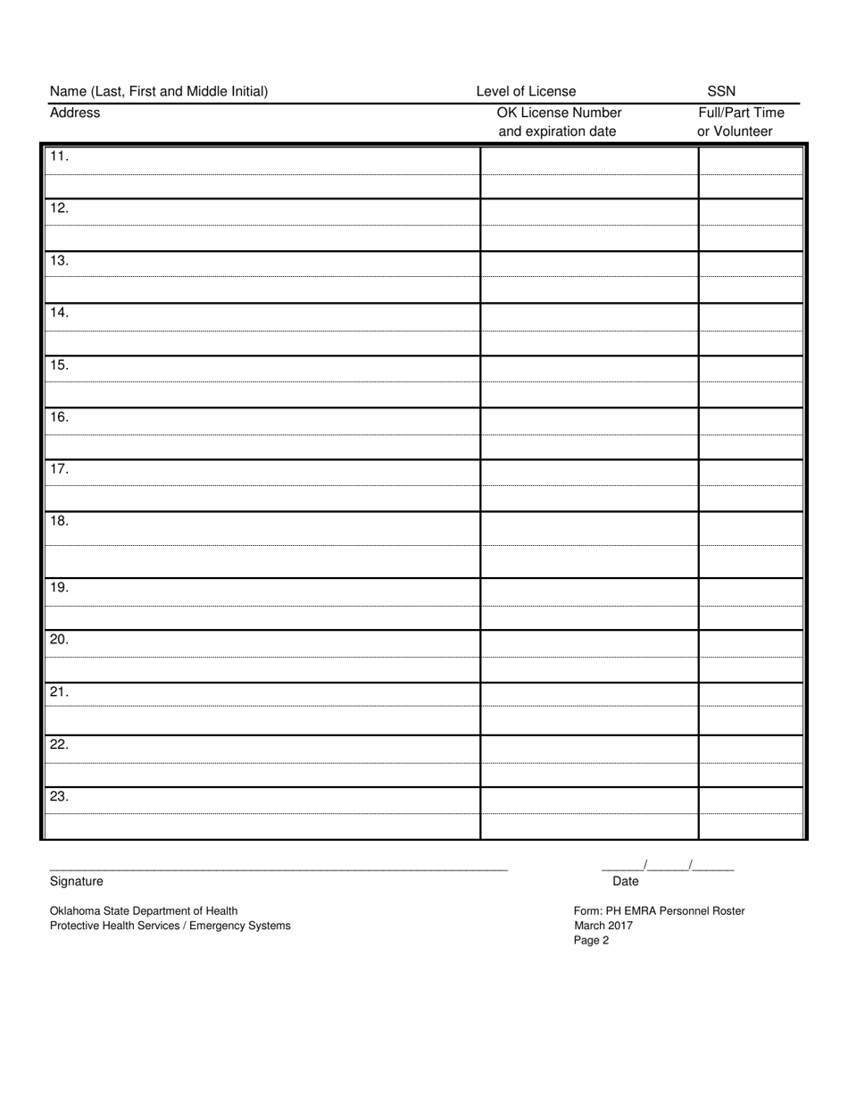 Instructions for the Completion of Oklahomas Pre-hospital Emergency Medical Response Agency Initial Application Forms - Oklahoma, Page 12