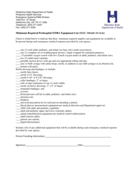 Instructions for the Completion of Oklahoma's Pre-hospital Emergency Medical Response Agency Initial Application Forms - Oklahoma, Page 13