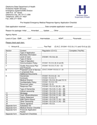 Instructions for the Completion of Oklahoma's Pre-hospital Emergency Medical Response Agency Initial Application Forms - Oklahoma, Page 6
