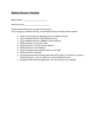 Instructions for the Completion of Oklahoma's Pre-hospital Emergency Medical Response Agency Initial Application Forms - Oklahoma, Page 7