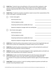 Utilization Review Certification and/or Registration Application Form - Oklahoma, Page 3