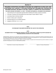Form AF-1 Alternative Fuels Permit Application - Oklahoma, Page 3