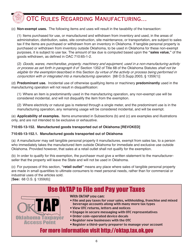 Packet M - Oklahoma Business Registration Packet for Manufacturers - Oklahoma, Page 6