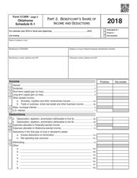 Fiduciary Nonresident Income Tax Return Packet - Oklahoma, Page 19