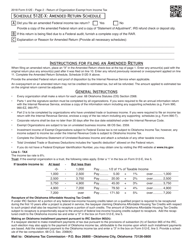 OTC Form 512E Oklahoma Return of Organization Exempt From Income Tax - Oklahoma, Page 2