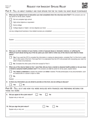 OTC Form L-21 Request for Innocent Spouse Relief - Oklahoma, Page 3