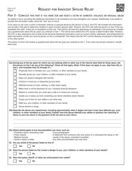 OTC Form L-21 Request for Innocent Spouse Relief - Oklahoma, Page 7