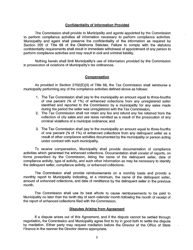 Agreement to Engage in Compliance Activities - Oklahoma, Page 3