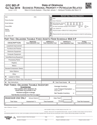 OTC Form 901-P Business Personal Property Petroleum Related - Oklahoma