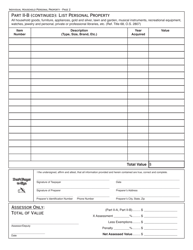 OTC Form OTC935 Individual Household Personal Property - Oklahoma, Page 2