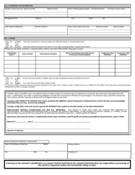 CC- Form 99 Pauper&#039;s Affidavit - Oklahoma, Page 2