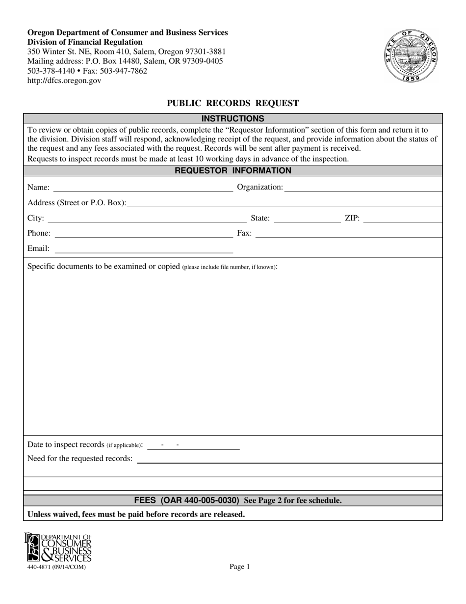 Form 440 4871 Fill Out Sign Online and Download Printable PDF