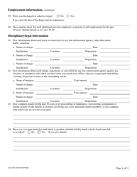 Form 440-2070 Confidential Biographical and Financial Report - Oregon, Page 5