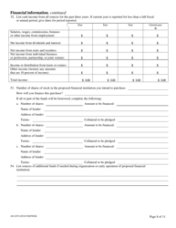Form 440-2070 Confidential Biographical and Financial Report - Oregon, Page 9
