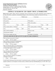 Form 440-4011 Certified Provider Application - Oregon, Page 4