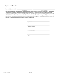 Form 440-2203 Registration for Resale, or Dealing and Trading - Oregon, Page 5
