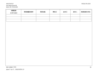Form 581-5138B-P Part B: Oregon Standard Individualized Education Program - Oregon (Chinese), Page 16