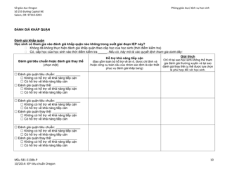 Form 581-5138B-P Oregon Standard Individualized Education Program - Oregon (Vietnamese), Page 10