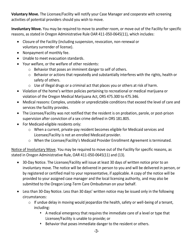 Residency Contract and Notification of Policies, Rights and Freedoms - Oregon, Page 3