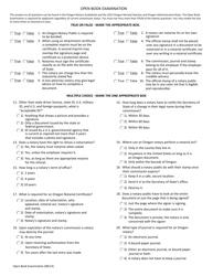 Notary Public Qualifications Form - Oregon, Page 3