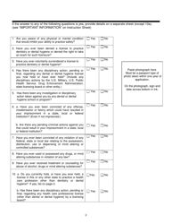 Application for Licensure - Oregon, Page 2