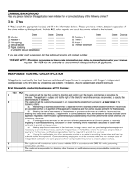 Construction Flagging Contractor License Application - Oregon, Page 8