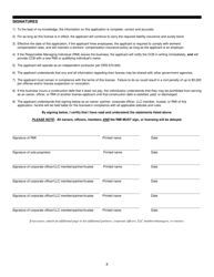 Construction Flagging Contractor License Application - Oregon, Page 9