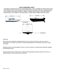 Homebuilt Boat Builder Certificate Form - Oregon, Page 2