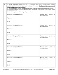 Application for Admission by Ube Score Transfer - Oregon, Page 14