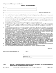 Application for Admission by Ube Score Transfer - Oregon, Page 20