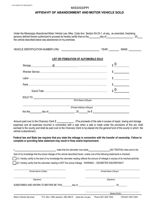 Form 78-009-10-8-1-000  Printable Pdf