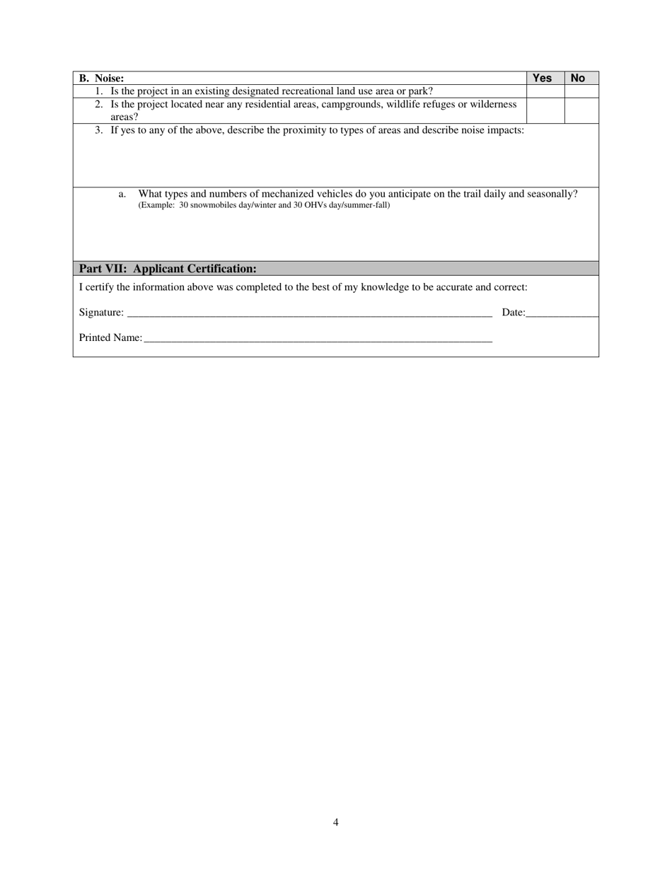 Rtp Environmental Screening Form - Oregon, Page 4