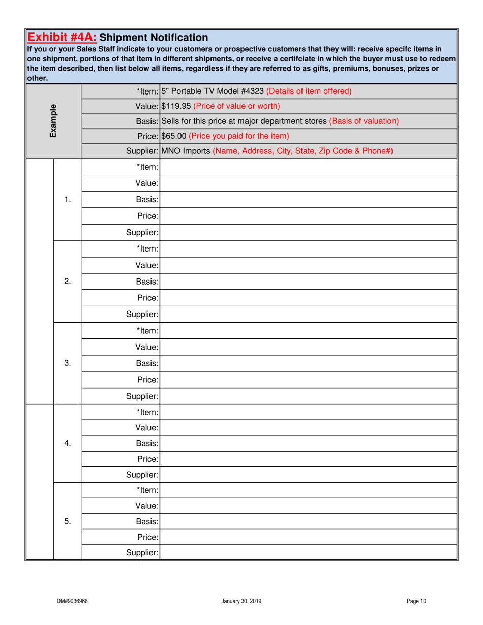 Form DM9036968 Telephonic Seller Registration Form - Oregon, Page 10