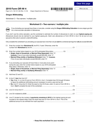 Form 150-101-402 (OR-W-4) Oregon Withholding - Oregon, Page 4