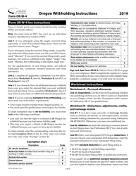 Form 150-101-402 (OR-W-4) Oregon Withholding - Oregon, Page 6