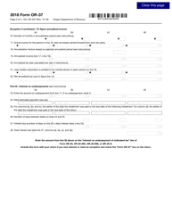 Form 150-102-037 (OR-37) Underpayment of Oregon Corporation Estimated Tax - Oregon, Page 2