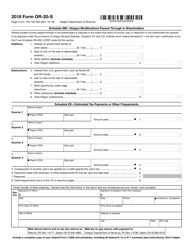 Form 150-102-025 (OR-20-S) Oregon S Corporation Tax Return - Oregon, Page 3