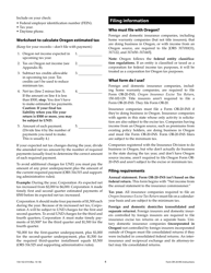 Instructions for Form OR-20-INS Oregon Insurance Excise Tax Return - Oregon, Page 4