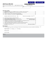 Form 150-101-048 (OR-40-N) Oregon Individual Income Tax Return for Nonresidents - Oregon, Page 4
