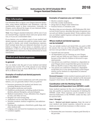 Form 150-101-007 Schedule OR-A Oregon Itemized Deductions - Oregon, Page 2