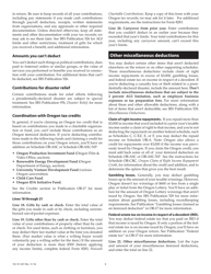 Form 150-101-007 Schedule OR-A Oregon Itemized Deductions - Oregon, Page 5