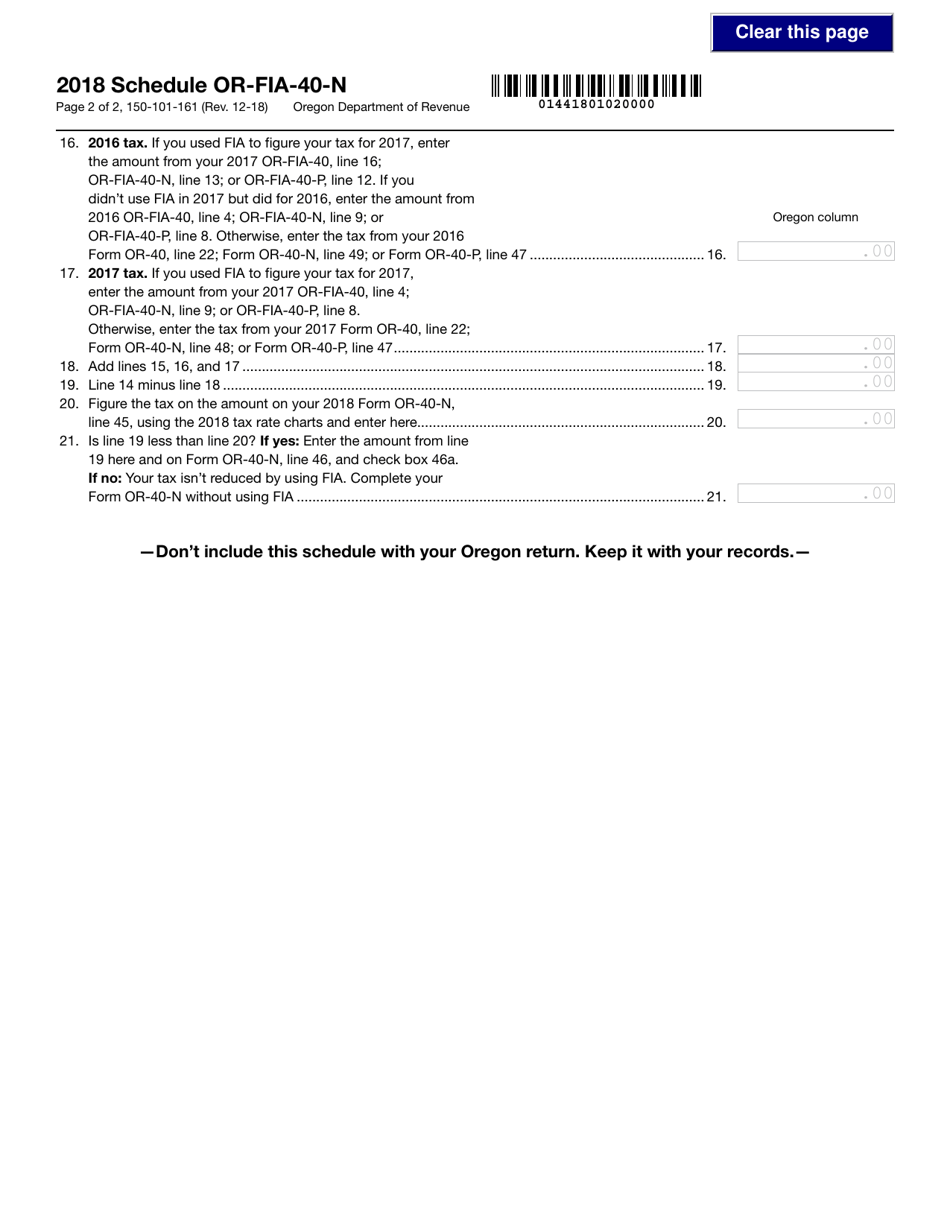 Form 150-101-162 Publication or-Fia-Np - Oregon, Page 6