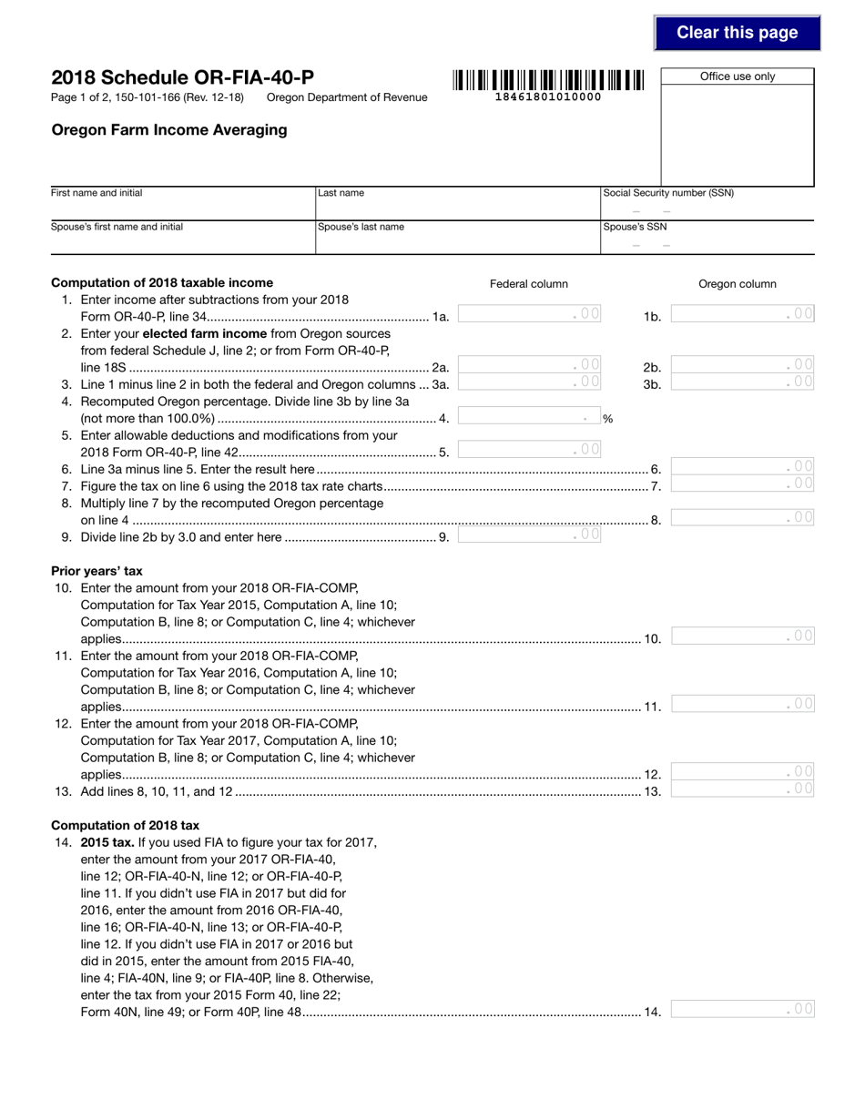Form 150-101-162 Publication or-Fia-Np - Oregon, Page 7