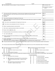 Form 5500 Annual Return/Report of Employee Benefit Plan, Page 2