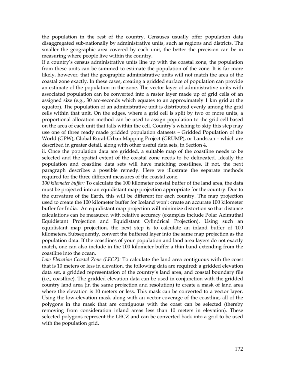 Percentage of Total Population Living in Coastal Areas, Page 3
