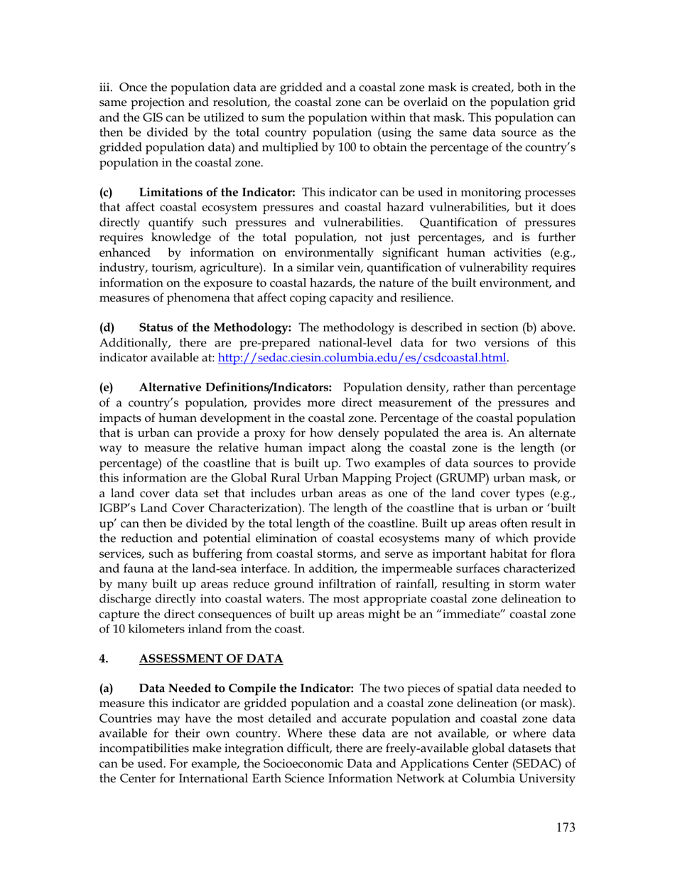 Percentage of Total Population Living in Coastal Areas, Page 4