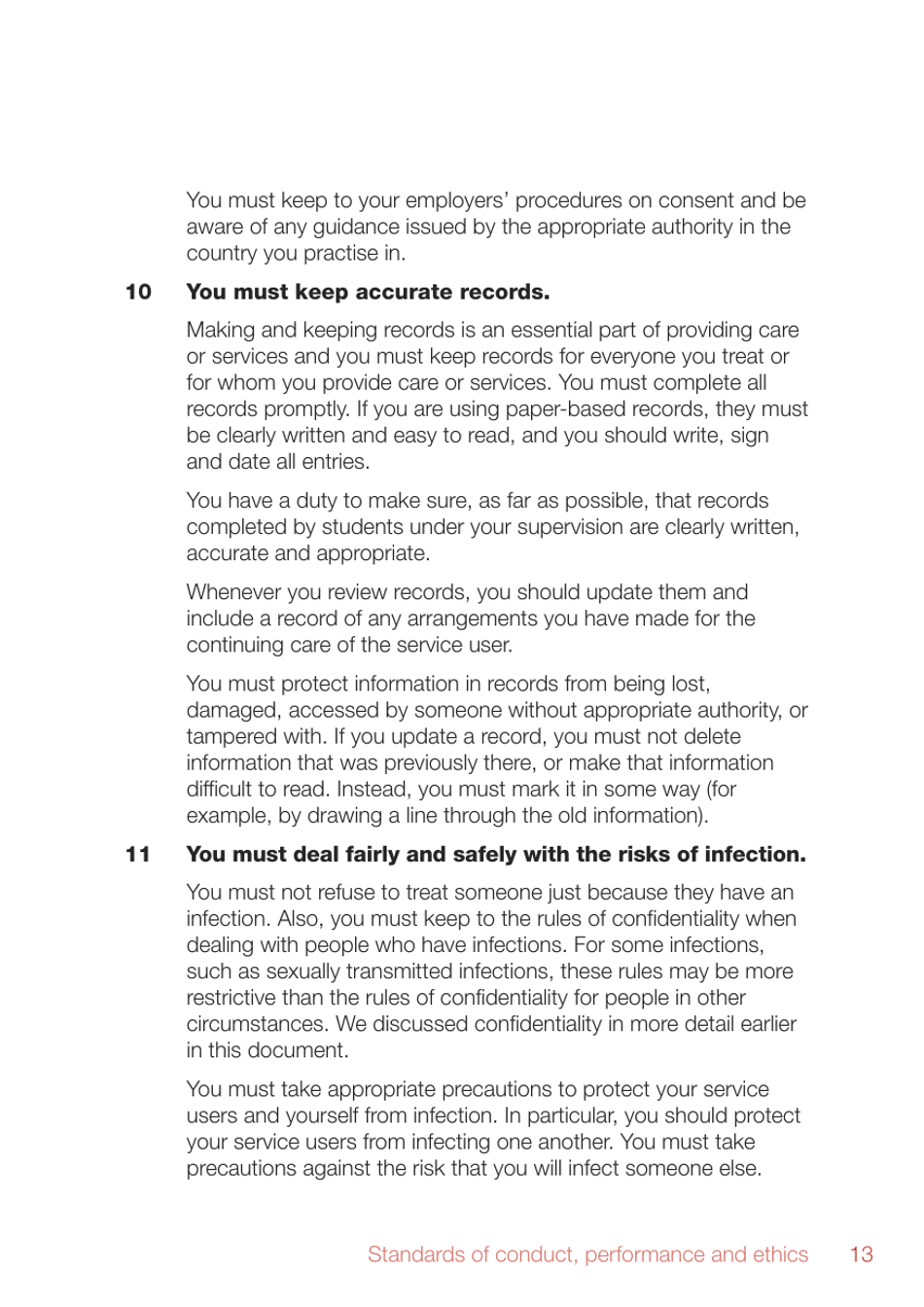 Standards of Conduct, Performance and Ethics - Health and Care Professions Council - United Kingdom, Page 15