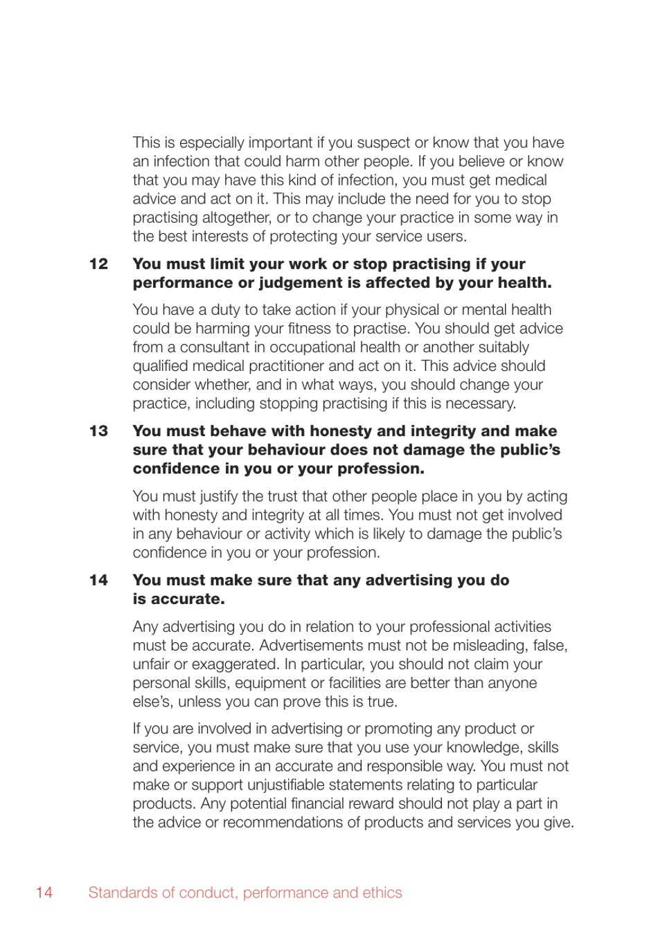Standards of Conduct, Performance and Ethics - Health and Care Professions Council - United Kingdom, Page 16