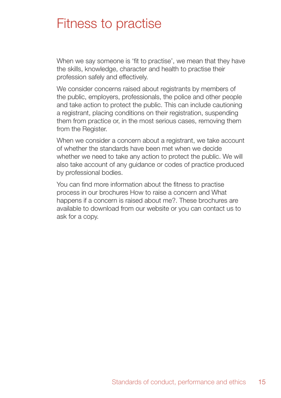 Standards of Conduct, Performance and Ethics - Health and Care Professions Council - United Kingdom, Page 17