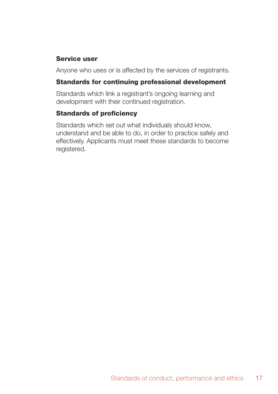 Standards of Conduct, Performance and Ethics - Health and Care Professions Council - United Kingdom, Page 19